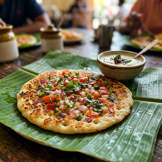 Onion Uttapam - Madurai vilas